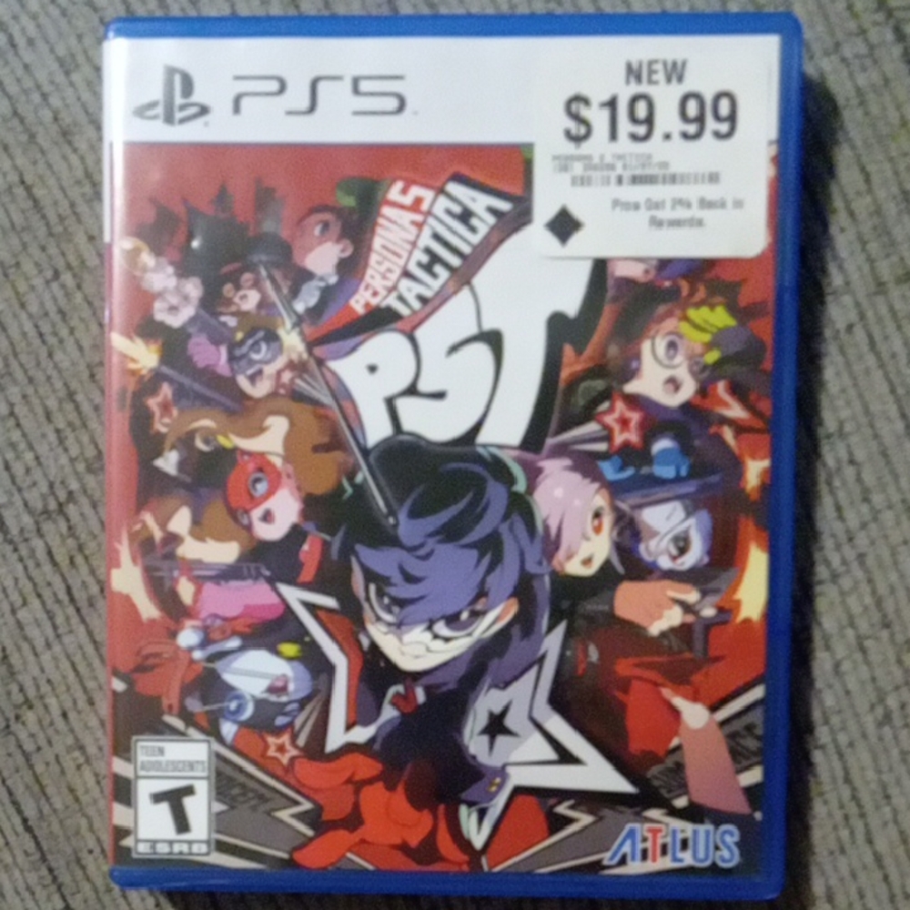Persona 5 Tactica for PS5 - Blue Case
